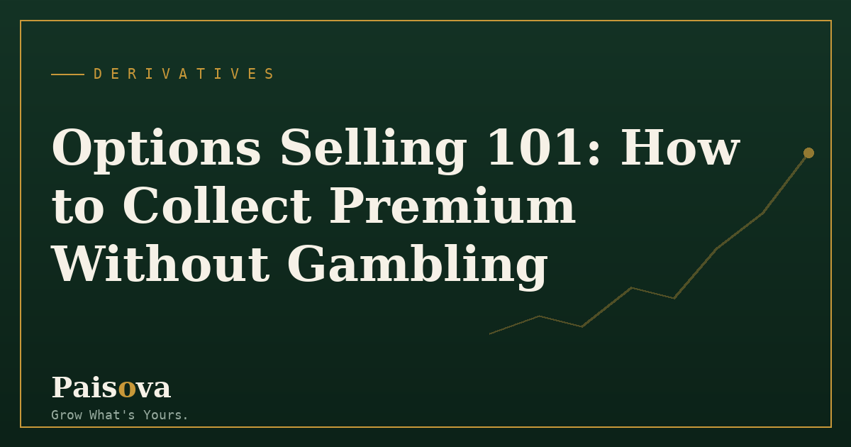Options Selling 101: How to Collect Premium Without Gambling